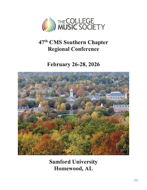 Program book front cover.